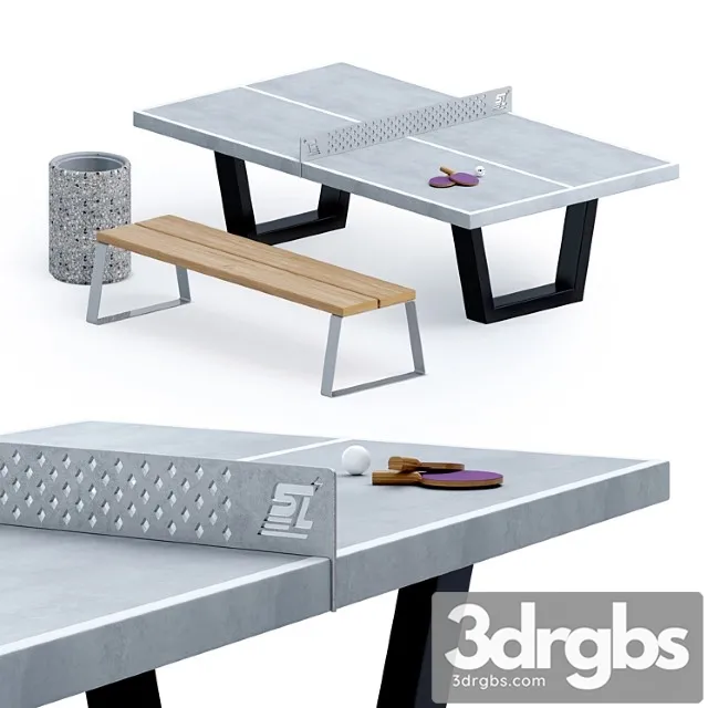 Vandal Proof Tennis Table Start Line City Strong Outdoor 60 717 3D Model Download Vandal Proof Tennis Table Start Line City Strong Outdoor 60 717 3D Model Download