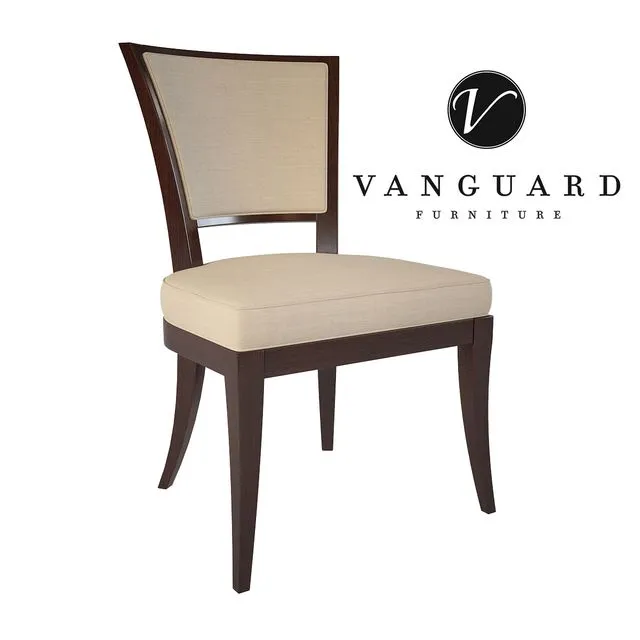 Vanguard Leland Side Chair C70S 3D Model