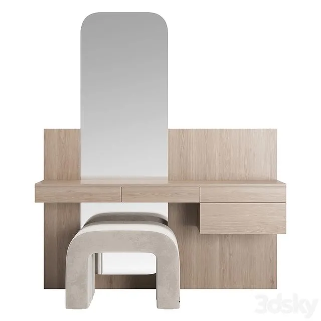 Vanity table 001 KM 3D Model