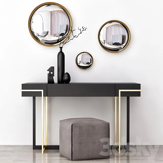 VANITY – Toilet table (low poly) 3D Model VANITY – Toilet table (low poly) 3D Model