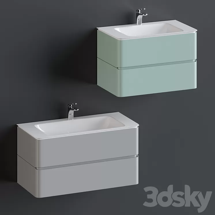 Vanity unit AM PM Sensation 3D Model Vanity unit AM PM Sensation 3D Model