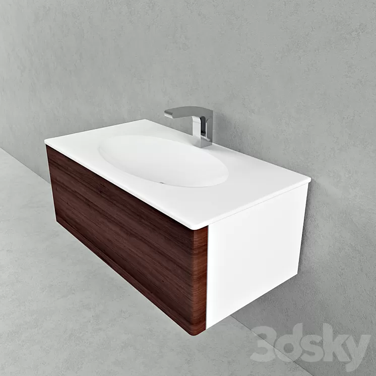 Vanity unit KEUCO Elegance 3D Model