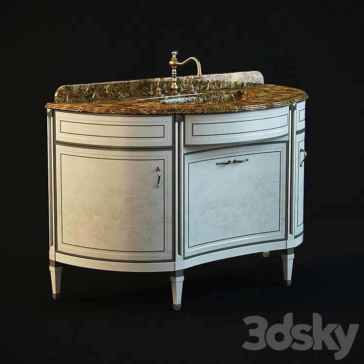 Vanity unit Lineatre Venice 3D Model Vanity unit Lineatre Venice 3D Model