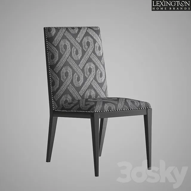 Vantage Upholstered Side Chair 3D Model Vantage Upholstered Side Chair 3D Model
