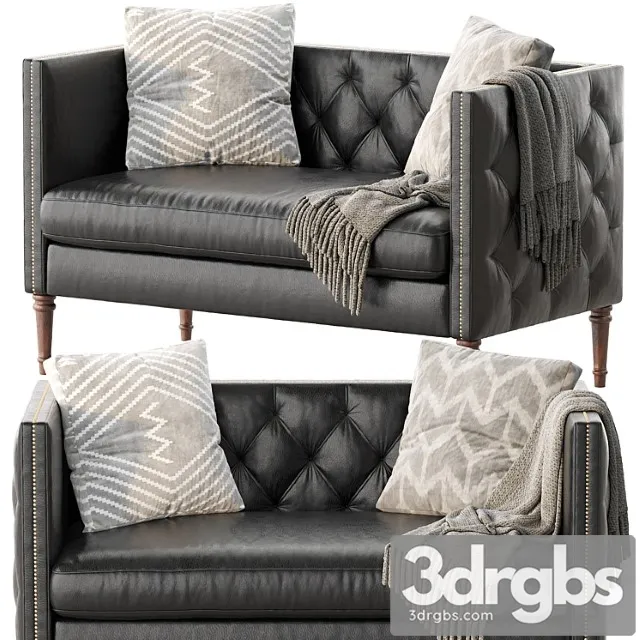 Vanves chesterfield settee