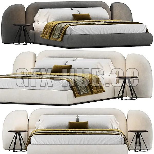 Vao Bed Paolo Castelli 3D Model