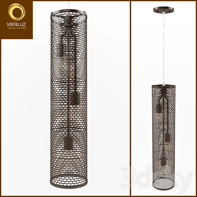 Varaluz _ Lit Mesh Test 3 Light Foyer Pendant 3D Model Varaluz _ Lit Mesh Test 3 Light Foyer Pendant 3D Model