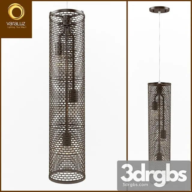 Varaluz Lit Mesh Test 3 Light Foyer Pendant 3D Model Download