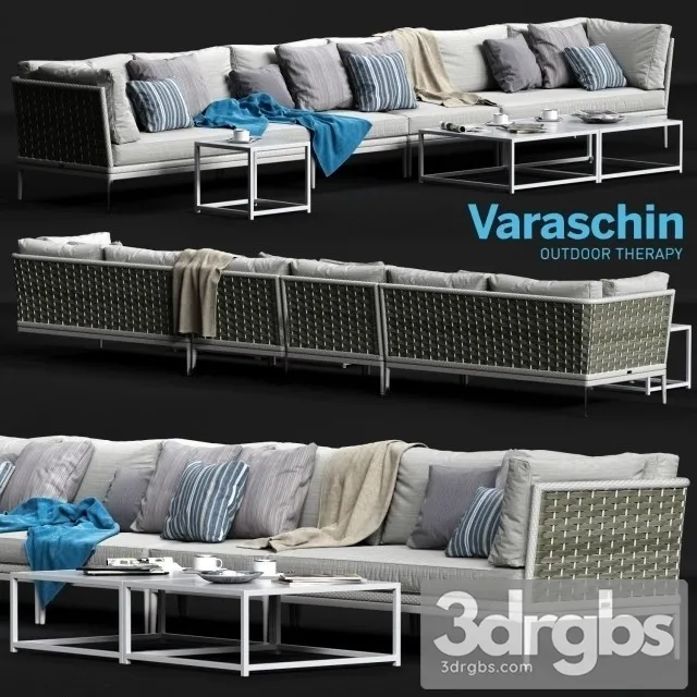 Varaschin Algarve Sofa 01 3D Model Download