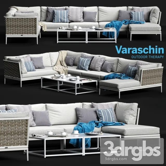 Varaschin Algarve Sofa  3D Model Download