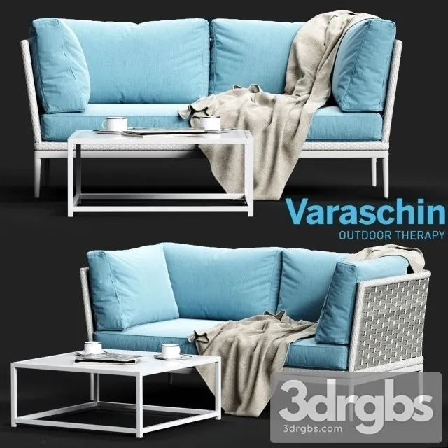 Varaschin Algrave Sofa 3D Model Download
