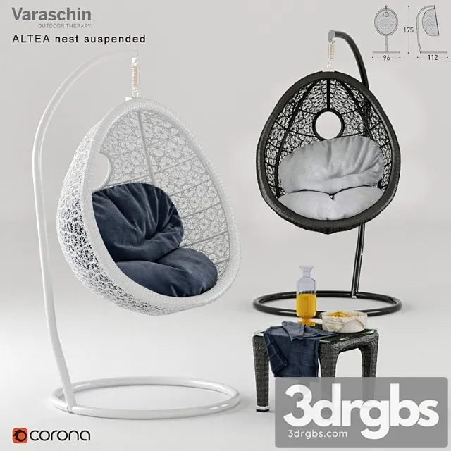 Varaschin altea collection garden set part1 3D Model Download Varaschin altea collection garden set part1 3D Model Download