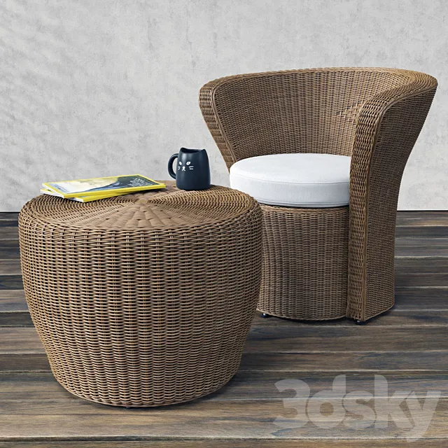 VARASCHIN Bolero Easy Chair 3DModel
