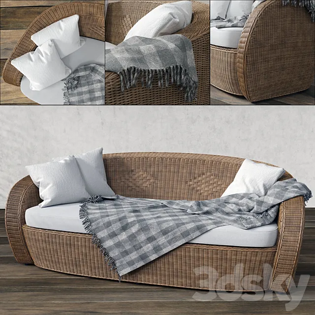 VARASCHIN Bolero Garden Sofa 3DModel VARASCHIN Bolero Garden Sofa 3DModel
