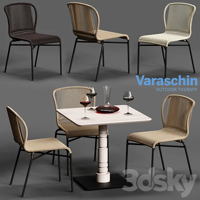 Varaschin CRICKET Chair 3D Model
