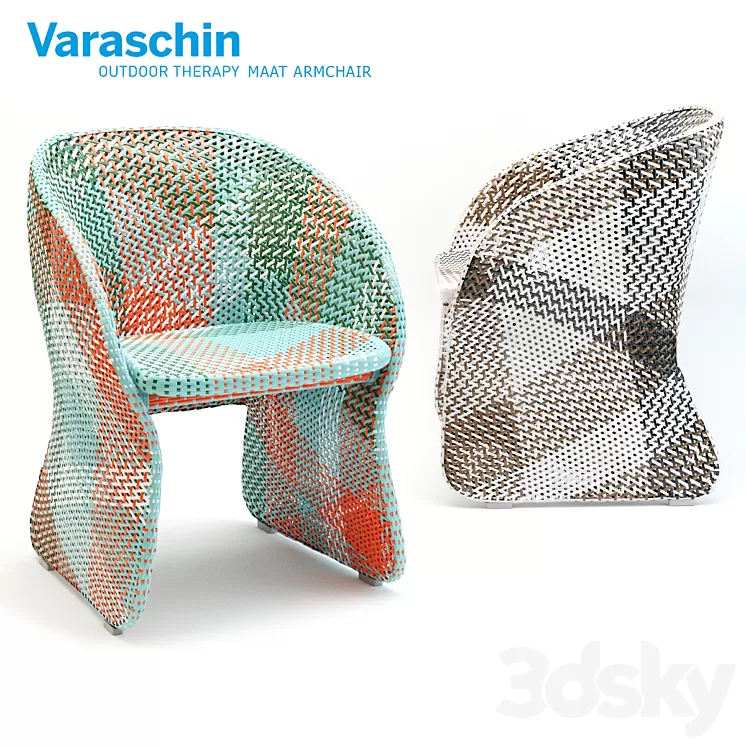 Varaschin Maat Outdoor Armchair 3D Model