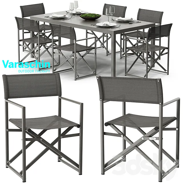 Varaschin VICTOR movie director chair 3D Model