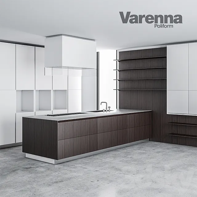 Varena Twelve kitchen 3D Model