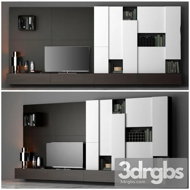 Varenna Poliform Day System 10 3D Model Download