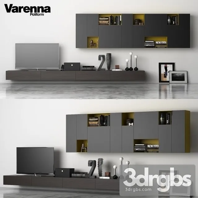 Varenna Poliform Day System 11 3D Model Download