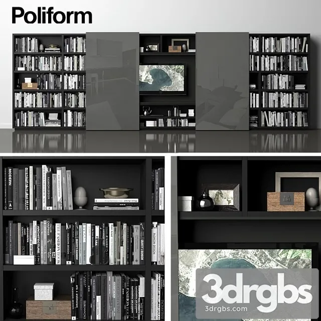 Varenna Poliform Day System 19 3D Model Download