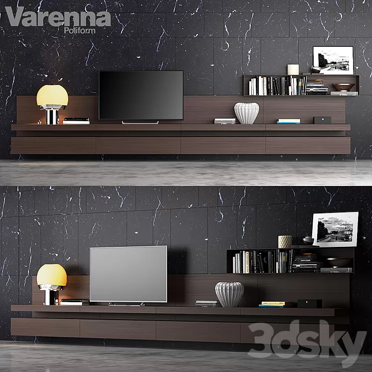 Varenna_Poliform_DAY_SYSTEM_14 3D Model Varenna_Poliform_DAY_SYSTEM_14 3D Model