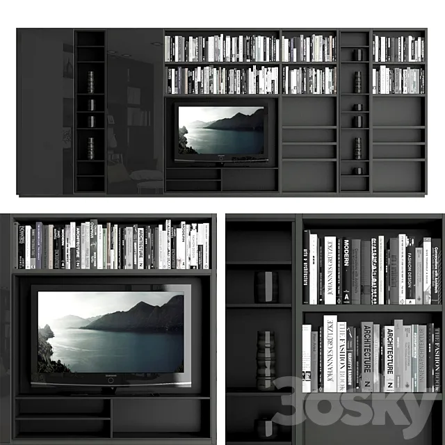 Varenna_Poliform_DAY_SYSTEM_18 3D Model Varenna_Poliform_DAY_SYSTEM_18 3D Model