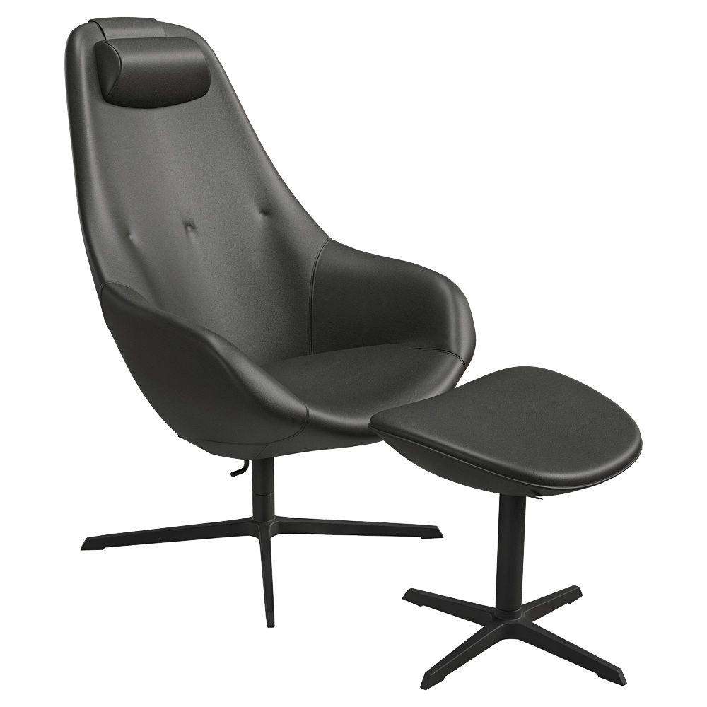 Varier – Chair and footstool Kokon 3D Model