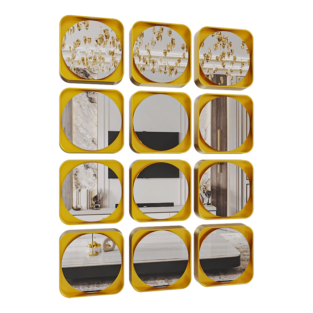 Varket – Mirror panel 3 3D Model Varket – Mirror panel 3 3D Model