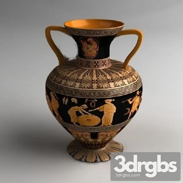 Vase Amphora 3D Model Download