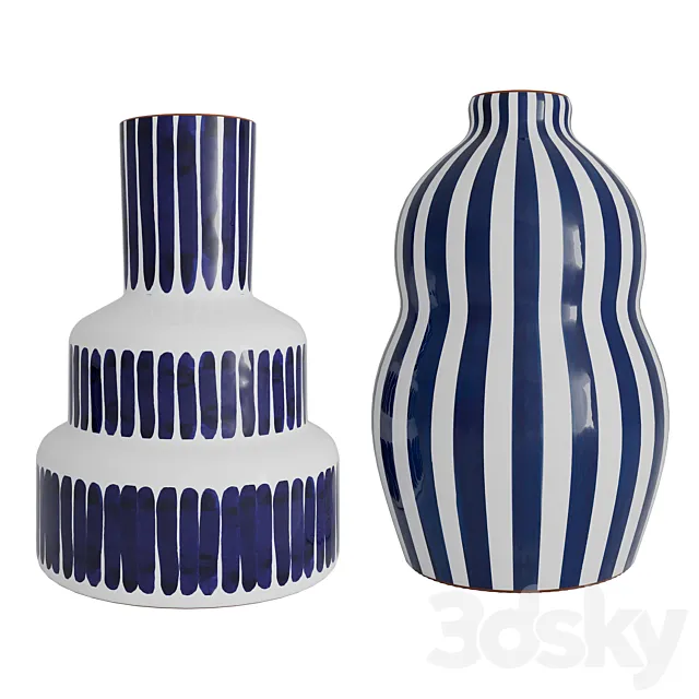 Vase Casa Cubista 3D Model