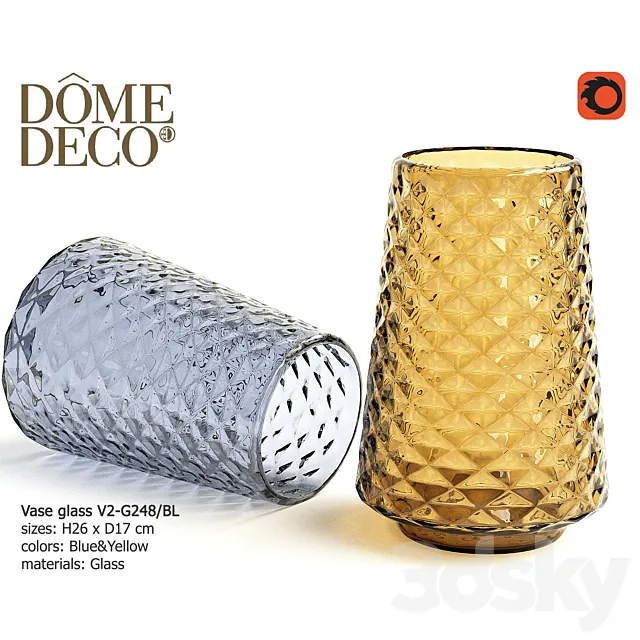 Vase DomeDeco 3D Model
