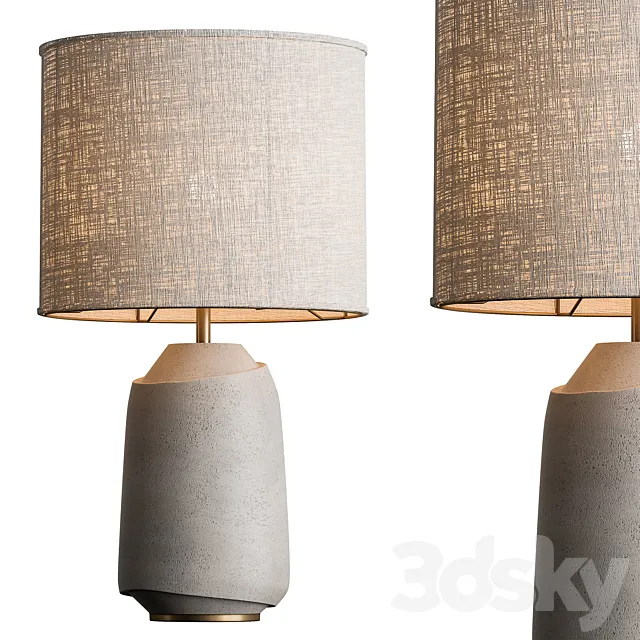 Vase Fabric Table Lamp 04 3D Model Vase Fabric Table Lamp 04 3D Model