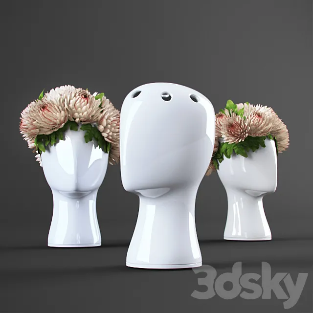 vase Flower Head 3DModel