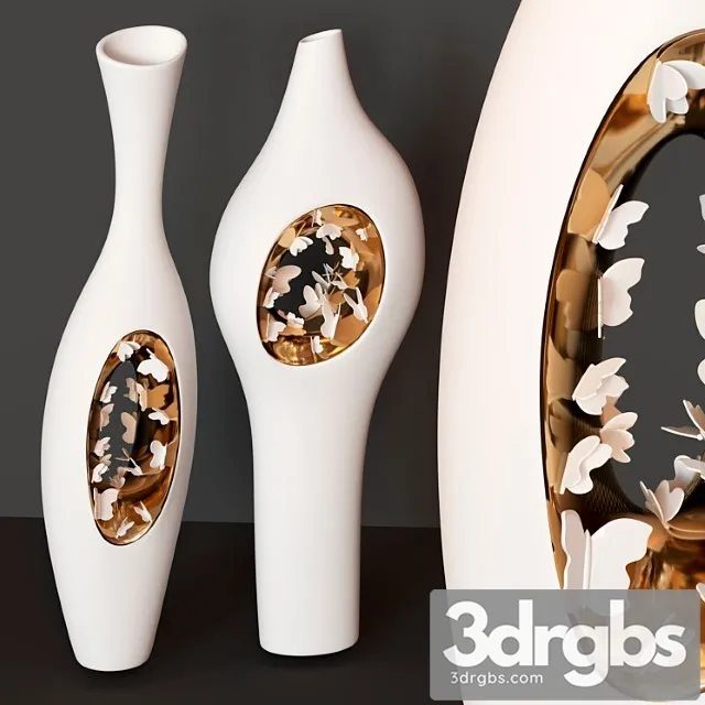 Vase Fos Falling In Love Ellipsis 3D Model Download