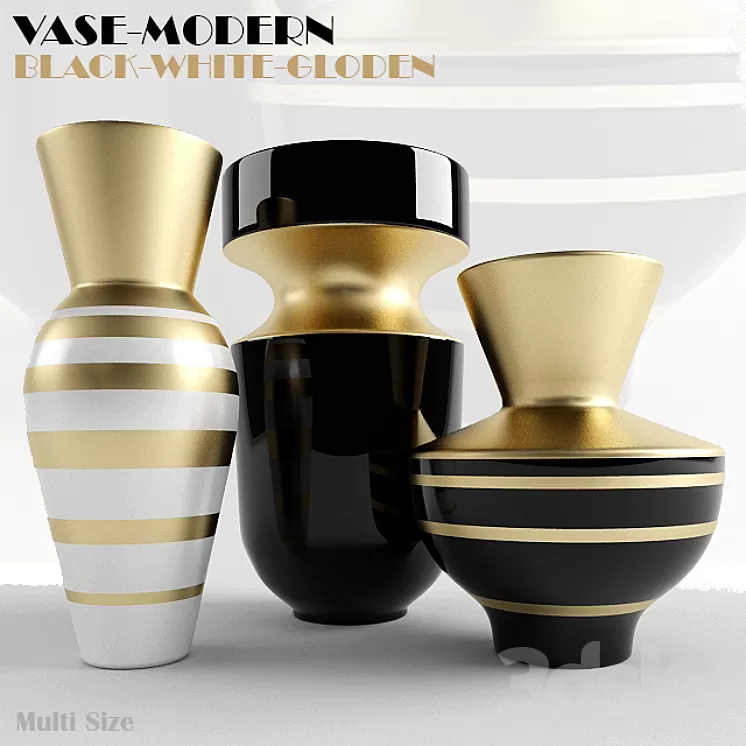 VASE-MODERN 3D Model