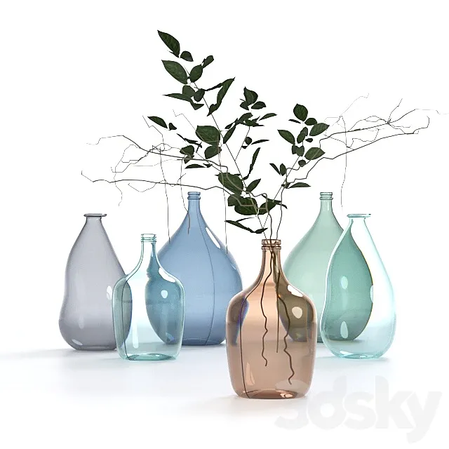 Vase Set La Redoute 3DModel