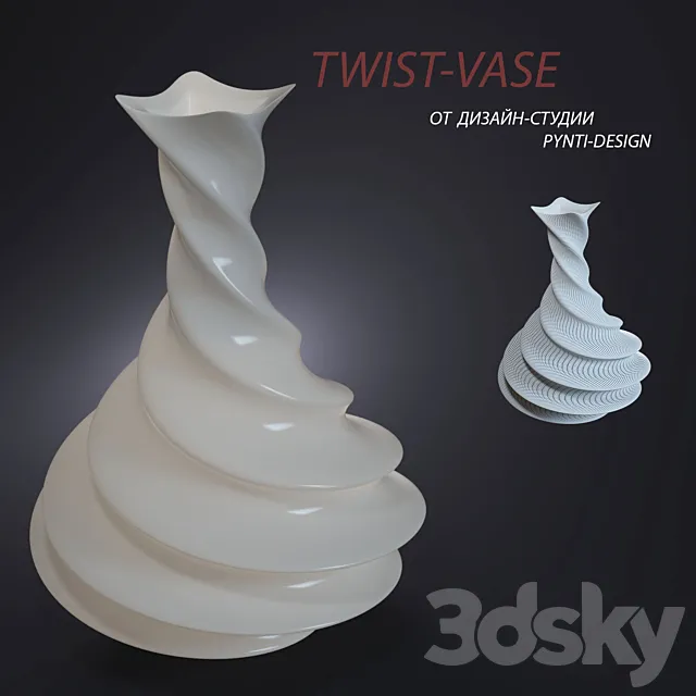 Vase twist-vase 3DModel
