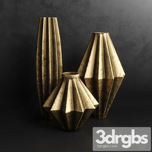Vase Vases set 1 3D Model Download