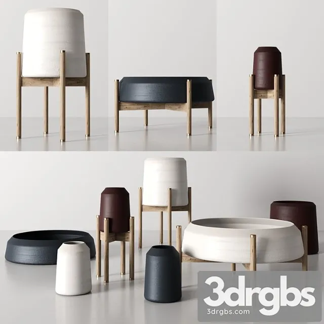 Vase Vases set 2 3D Model Download