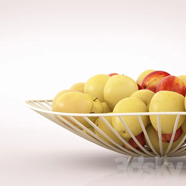 vase with apples 3DModel vase with apples 3DModel