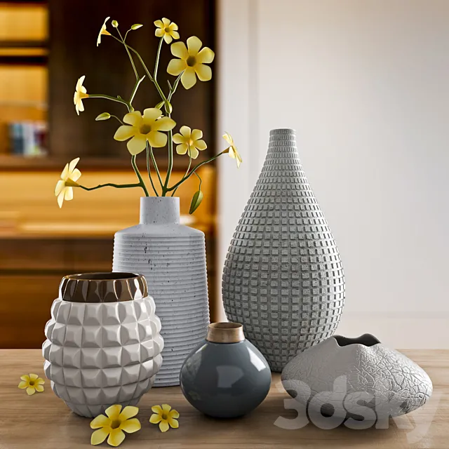 Vases and flower pots 3DModel