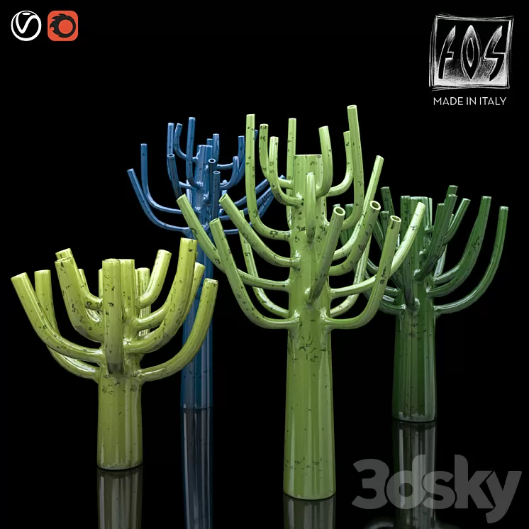 Vases Fos Ceramiche 3D Model