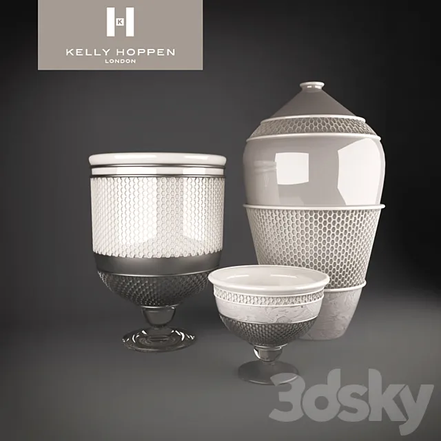 Vases from Kelly Hoppen 3DModel
