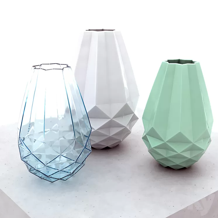 vases of Urbanara Loreto and Katsura 3D Model
