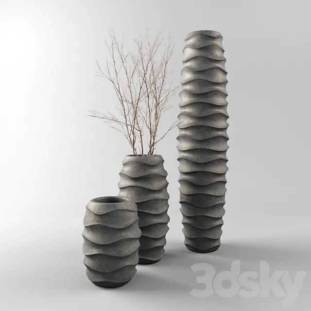 Vases Saveri 3DModel