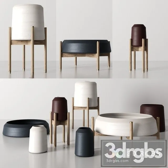 Vases Seat 3D Model Download