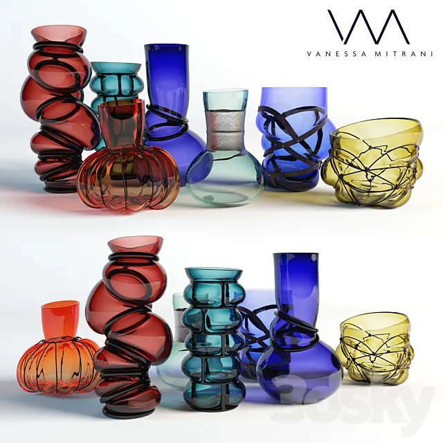 Vases Vanessa Mitrani 3D Model