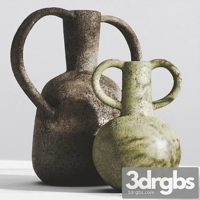 Vases With Heat Handles Khyome Part 2 1 3D Model Download