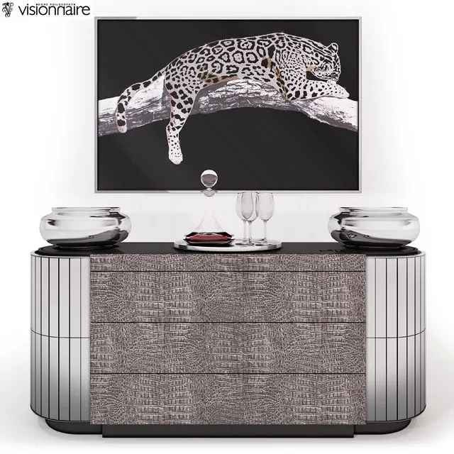 Vaslav IPE Cavalli (Visionnaire) 3D Model Vaslav IPE Cavalli (Visionnaire) 3D Model